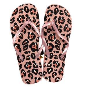 🆕 PINK LEOPARD FLIP FLOPS